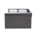 Baxton Studio Alena Modern and Contemporary Grey Fabric Upholstered Full Size Daybed with Trundle - BSOCF8825-Grey-Daybed-F/T