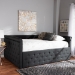 Baxton Studio Amaya Modern and Contemporary Dark Grey Fabric Upholstered Queen Size Daybed - BSOCF8825-C-Dark Grey-Daybed-Q