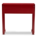 Baxton Studio Pomme Classic and Antique Red Finished Wood Bronze Finished Accents 6-Drawer Console Table - BSOMIN18-Red-ST