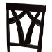 Baxton Studio Sylvia Modern and Contemporary Sand Fabric Upholstered and Espresso Brown Finished Dining Chair Set - BSORH146C-Dark Brown/Sand-DC
