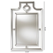 Baxton Studio Iria Modern and Contemporary Silver Finished Pagoda Wall Accent Mirror - BSORXW-5949