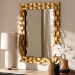 Baxton Studio Arpina Modern and Contemporary Antique Gold Finished Rectangular Accent Wall Mirror - BSORXW-8002