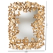 Baxton Studio Idalia Modern and Contemporary Antique Gold Finished Butterfly Accent Wall Mirror - BSORXW-6160