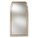 Baxton Studio Alice Modern and Contemporary Queen Anne Style Antique Gold Finished Accent Wall Mirror