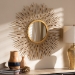 Baxton Studio Apollonia Modern and Contemporary Gold Finished Sunburst Accent Wall Mirror - BSORTB1254