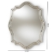 Baxton Studio Isidora Art Deco Antique Silver Finished Accent Wall Mirror - BSORXW-7346