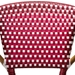 Baxton Studio Eliane Classic French Indoor and Outdoor Red and White Bamboo Style Stackable Bistro Dining Chair Set of 2 - BSOWA-4267-Red/White-DC