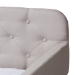 Baxton Studio Camelia Modern and Contemporary Beige Fabric Upholstered Button-Tufted Twin Size Sofa Daybed with Roll-Out Trundle Guest Bed - BSOCamelia-Beige-Daybed