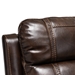 Baxton Studio Dacio Modern and Contemporary Brown Faux Leather Upholstered 6-Piece Sectional Recliner Sofa with 2 Reclining Seats - BSOR7075A-Brown-SF
