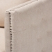 Baxton Studio Micah Modern and Contemporary Beige Fabric Upholstered Tufted Swivel Chair - BSOTSF7718-Beige-CC