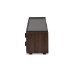 Baxton Studio Rikke Modern and Contemporary Two-Tone Gray and Walnut Finished Wood 2-Drawer TV Stand - BSOBR3TV313-Columbia/Dark Grey-TV