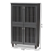 Baxton Studio Fernanda Modern and Contemporary Dark Gray 4-Door Wooden Entryway Shoe Storage Cabinet - BSOSC864574 A-Dark Grey-Shoe Cabinet