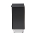 Baxton Studio Gisela Modern and Contemporary Two-Tone Oak and Dark Gray 2-Door Shoe Storage Cabinet - BSOSC865512M-Sonama Oak/Dark Grey-Shoe Cabinet