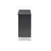 Baxton Studio Gisela Modern and Contemporary Two-Tone Oak and Dark Gray 3-Door Shoe Storage Cabinet - BSOSC865513M-Sonama Oak/Dark Grey-Shoe Cabinet