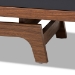 Baxton Studio Svante Mid-Century Modern Multicolor Finished Wood 3-Drawer TV Stand - BSOWI1701-Walnut/White/Grey-TV