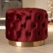 Baxton Studio Valeria Glam Burgundy Red Velvet Fabric Upholstered Gold-Finished Button Tufted Ottoman - BSOTSFOT030-Burgundy/Gold-Otto