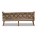 Baxton Studio Agnes French Provincial Beige Linen Fabric Upholstered and White-Washed Oak Wood Sofa - BSOTSF99113-Beige/Natural Oak-SF
