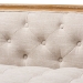 Baxton Studio Agnes French Provincial Beige Linen Fabric Upholstered and White-Washed Oak Wood Sofa - BSOTSF99113-Beige/Natural Oak-SF