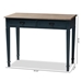 Baxton Studio Dauphine French Provincial Spruce Blue Accent Writing Desk - BSOCHR4VM/M B-CA-Blue Spruce-Desk