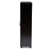 Baxton Studio Marine Modern and Contemporary Two-Tone Wenge and Black Finished 2-Door Wood Entryway Shoe Storage Cabinet with Open Shelves - BSOSESC296-Wenge-Shoe Cabinet