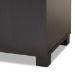 Baxton Studio Marine Modern and Contemporary Two-Tone Wenge and Black Finished 2-Door Wood Entryway Shoe Storage Cabinet with Open Shelves - BSOSESC296-Wenge-Shoe Cabinet