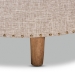Baxton Studio Vinet Modern and Contemporary Beige Fabric Upholstered Natural Wood Cocktail Ottoman - BSOJY17A200-Beige-Otto