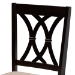 Baxton Studio Reneau Modern and Contemporary Sand Fabric Upholstered Espresso Brown Finished Wood Dining Chair Set of 4 - BSORH316C-Sand/Dark Brown-DC-4PK