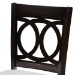 Baxton Studio Lenoir Modern and Contemporary Gray Fabric Upholstered Espresso Brown Finished Wood Counter Height Pub Chair Set of 2 - BSORH315P-Grey/Dark Brown-PC
