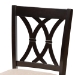 Baxton Studio Reneau Modern and Contemporary Sand Fabric Upholstered Espresso Brown Finished Wood Counter Height Pub Chair Set of 2 - BSORH316P-Sand/Dark Brown-PC
