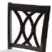 Baxton Studio Reneau Modern and Contemporary Gray Fabric Upholstered Espresso Brown Finished Wood Counter Height Pub Chair Set of 2 - BSORH316P-Grey/Dark Brown-PC