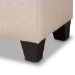 Baxton Studio Fera Modern and Contemporary Beige Fabric Upholstered Storage Ottoman - BSOWS-2005-P-Beige-OTTO