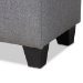 Baxton Studio Fera Modern and Contemporary Gray Fabric Upholstered Storage Ottoman - BSOWS-2005-P-Grey-OTTO