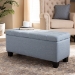 Baxton Studio Fera Modern and Contemporary Light Blue Fabric Upholstered Storage Ottoman - BSOWS-2005-P-Light Blue-OTTO