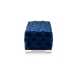 Baxton Studio Avara Glam and Luxe Royal Blue Velvet Fabric Upholstered Gold Finished Button Tufted Bench Ottoman - BSOTSFOT028-Dark Royal Blue/Gold-Otto