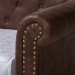 Baxton Studio Mabelle Modern and Contemporary Brown Faux Leather Upholstered Daybed with Trundle - BSOAshley-Brown-Daybed
