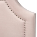Baxton Studio Rita Modern and Contemporary Light Pink Velvet Fabric Upholstered Twin Size Headboard - BSOBBT6567-Light Pink-HB-Twin