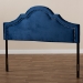 Baxton Studio Rita Modern and Contemporary Navy Blue Velvet Fabric Upholstered Full Size Headboard - BSOBBT6567-Navy Blue-HB-Full
