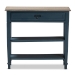 Baxton Studio Dauphine French Provincial Blue Spruce Fiinished Wood Accent Console Table - BSOCHR10VM/M B-C-Blue Spruce