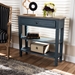 Baxton Studio Dauphine French Provincial Blue Spruce Fiinished Wood Accent Console Table - BSOCHR10VM/M B-C-Blue Spruce