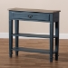 Baxton Studio Dauphine French Provincial Blue Spruce Fiinished Wood Accent Console Table - BSOCHR10VM/M B-C-Blue Spruce
