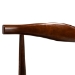 Baxton Studio Eira Mid-Century Modern Black Faux Leather Upholstered Walnut Finished Wood Dining Chair Set of 2 - BSOElbow-Black/Walnut-DC