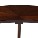Baxton Studio Berlin Mid-Century Modern Walnut Finished Wood Curved Dining Bench - BSOBerlin-Walnut-Bench