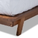 Baxton Studio Sante Mid-Century Modern Light Beige Fabric Upholstered Wood Full Size Platform Bed - BSOBBT6735-Light Beige-Full
