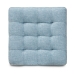 Baxton Studio Elladio Modern and Contemporary Light Blue Fabric Upholstered Tufted Cube Ottoman (Set of 2) - BSOBBT5127-Light Blue-Otto