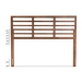 Baxton Studio Calisto Mid-Century Modern Walnut Brown Finished Wood Full Size Platform Bed - BSOCalisto-Ash Walnut-Full
