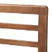 Baxton Studio Calisto Mid-Century Modern Walnut Brown Finished Wood Full Size Platform Bed - BSOCalisto-Ash Walnut-Full