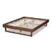 Baxton Studio Liliya Mid-Century Modern Walnut Brown Finished Wood Full Size Platform Bed Frame - BSOMG97043-Ash Walnut-Bed Frame-Full