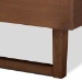 Baxton Studio Liliya Mid-Century Modern Walnut Brown Finished Wood Full Size Platform Bed Frame - BSOMG97043-Ash Walnut-Bed Frame-Full