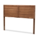 Baxton Studio Seren Mid-Century Modern Walnut Brown Finished Wood Full Size Headboard