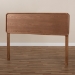 Baxton Studio Mailene Mid-Century Modern Walnut Brown Finished Wood Full Size Headboard - BSOMG3000P-Ash Walnut-HB-Full